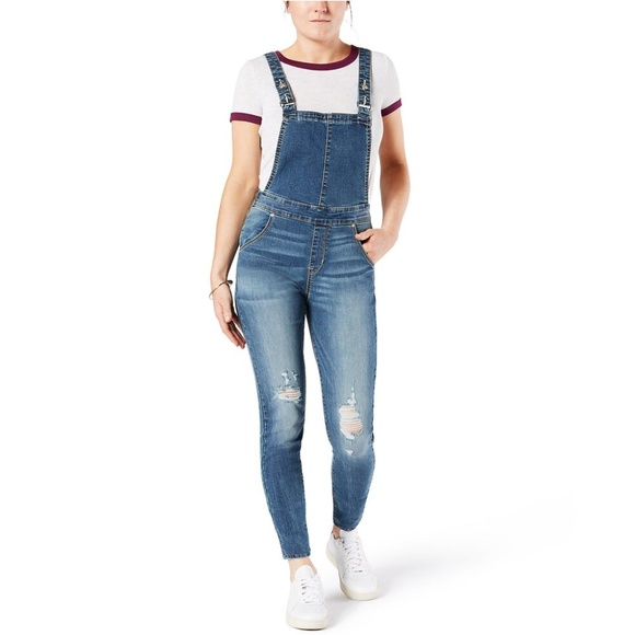 levi's skinny overalls